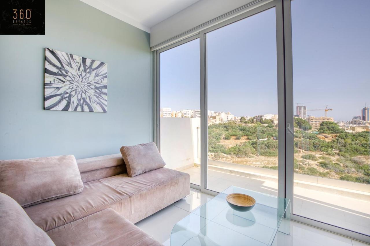 Saint Julian's Beautiful Hill Apt, With Balcony, Seaviews & Wifi By 360 Estates 아파트 외부 사진